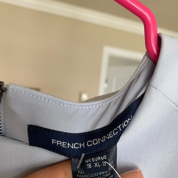 FCUK French connection baby blue dress size 12 - Picture 6 of 7